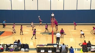 NJCAA Region XV Women's Volleyball Semi-Finals: Queensborough vs. Orange County CC (10/29/2016)