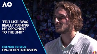 Stefanos Tsitsipas On-Court Interview | Australian Open 2024 First Round