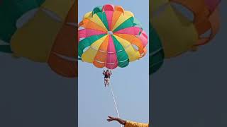 Parasailing in calangute ,Goa😍⚠️😆🌍🌊.#goa #parasailing #watersportsfun #explore