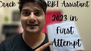 RBI Assistant 2023 Preparation Strategy | Study Plan | To-do list