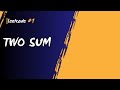 Leetcode 1 - Two Sum |Python HashMap Solution