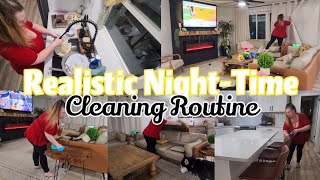 REALISTIC NIGHT-TIME CLEAN WITH ME / AFTERDARK CLEANING ROUTINE / SPEED CLEANING MOTIVATION