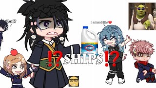 🥀 jjk react to ships 🥀 Gacha 🥀 jujutsu kaisen react 🥀