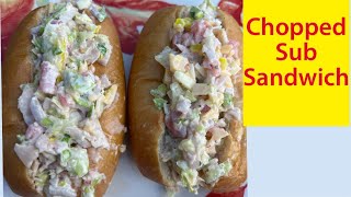 Chopped Italian Sub Sandwich / TikTok Viral Chopped Sandwich / lynker Salt and Pepper Grinder