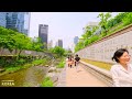 seoul 4k 평일 너무나도 화창한 날 청계천 광화문광장 산책 walk around cheonggyecheon stream and gwanghwamun square