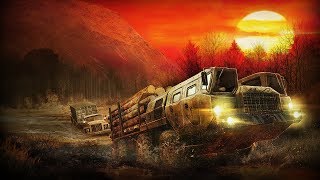 Spintires MudRunner.  Карта Mudslide Серия - 4. Завозим солярки на точку погрузки