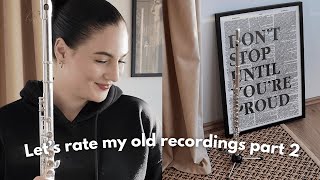 Rating My Old Flute Recordings – Episode 2 | Telemann 12 Solo Fantasia No. 2