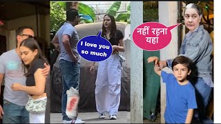 Sara Ali Khan Amrita singh Kareena kapoor, saif ali khan emotional welcome after hospital discharge