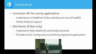 LAS 2023 - UnifiedPush - Push notifications for Linux