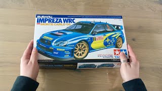 Tamiya Subaru Impreza WRC Monte Carlo 2005 1/24 unboxing