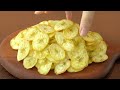 How to Make Crispy Banana Chips in 10 Minutes :: No-Oven, Oven All Possible