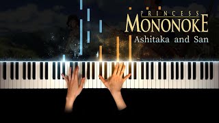 원령공주 (Princess Mononoke) OST : 아시타카와 산 (Ashitaka and San) | 피아노 커버 Piano cover