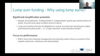 The lump sum based budget model  within the Erasmus+ centralised actions