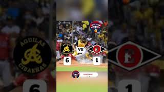 Aguilas vencen al Escogido  6-1. #highlight #mlbtv #lidom