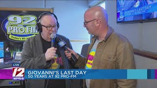 Gio's Last Day On-Air - The Rhode Show