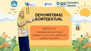 Demonstrasi Kontekstual Modul 3.1 Pengambilan Keputusan Berdasarkan Nilai Kebajikan Sebagai Pemimpin