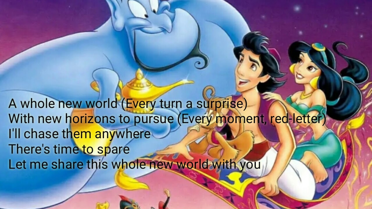 A Whole New World (Lyrics) - Brad Kane Ft. Lea Salonga - YouTube