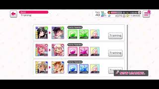 Training Different 4 star Bandori cards