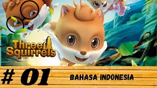 Three Squirrels '' Pahlawan Super ''  Episode 1 | Kartun Bahasa Indonesia