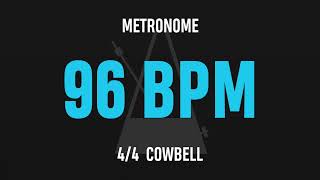 96 BPM 4/4 - Best Metronome (Cowbell)