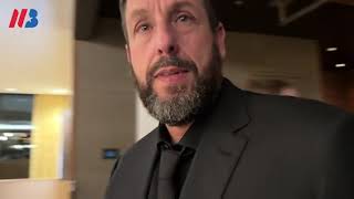 Adam Sandler is asked for his thoughts on Trump