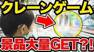 クレーンゲームで遊びまくる❗️景品大量GETなるか⁉️🎁