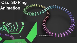 3D Ring Animation Design with HTML and CSS | Creative Web Development Tutorial