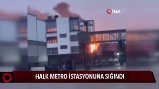 Ukrayna'da Halk Metroya Sığındı