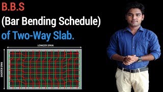 BBS (Bar Bending Schedule) of Two-way Slab.[Estimation of steel in slab]