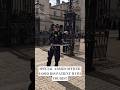 SPECIAL ARMED OFFICER LOSES HIS PATIENCE WITH TOURIST l Horse Guards Royal Horse London armed police