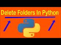 How to delete folder with it's contents in Python