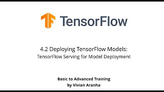 4.2 Deploying TensorFlow Models: TensorFlow Serving for Model Deployment