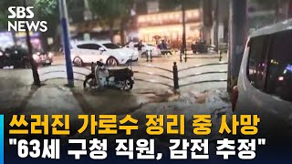 쓰러진 가로수 정리 작업하던 구청 직원 사망…\