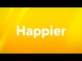 Marshmello - Happier (Lyrics) ft. Bastille
