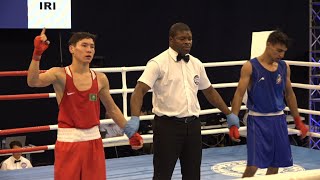 SF YM51kg BORANBEK BEXULTAN (KAZ) vs KAZEMI MEHDI (IRI) | IBA YWCHs Budva 2024