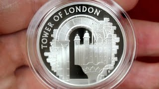 Tower Of London 2020 £5 Coin!!! The White Tower - Silver and BUNC!!!