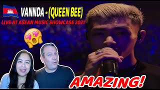 VANNDA - នារីជឿនលឿន (QUEEN BEE) | LIVE AT ASEAN MUSIC SHOWCASE 2021 |Dutch Couple REACTION