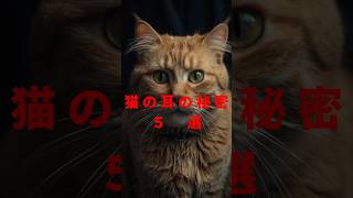 猫の耳の秘密５選　#shorts ＃雑学 #猫は無条件に可愛い