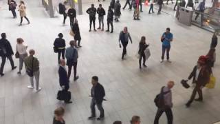 NS station Utrecht flash mob performance