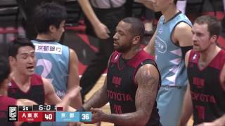 アルバルク東京vs京都ハンナリーズ｜B.LEAGUE第12節GAME2Highlights｜12.11.2016 プロバスケ (Bリーグ)