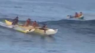 outrigger surfing