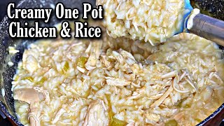 CREAMY CHICKEN AND RICE | ONE POT MEALS | COOK WITH ME