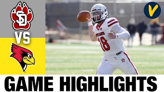 South Dakota vs #7 Illinois State Highlights | 2021 Spring College Football Highlights