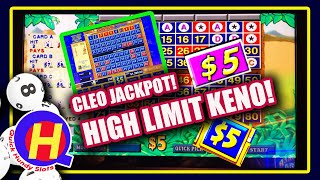 Cleopatra KENO Jackpot! High Limit KENO from Wynn Las Vegas