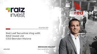 Red Leaf with Raiz Invest (RZI) CEO Brendan Malone