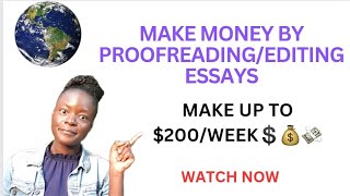5 PROOFREADING WEBSITES THAT PAY 💸💰🌍| MAKE MONEY ONLINE
