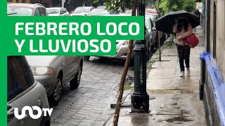 Febrero loco: Habrá lluvia y granizo por 4 días en estos estados