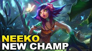 NEW CHAMPION NEEKO! Copy ANY champion! Trailer Revealed and Ability Analysis!