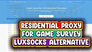 proxylte review residential proxy for survey best proxy for survey Luxsocks alternative socks5 proxy