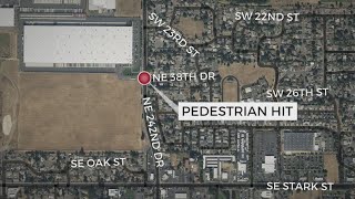 Pedestrian dies after being hit by car in Gresham crash